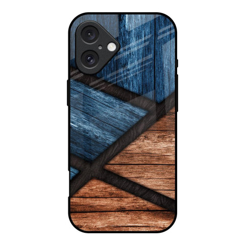 Wooden Tiles Glossy Case for iPhone 16