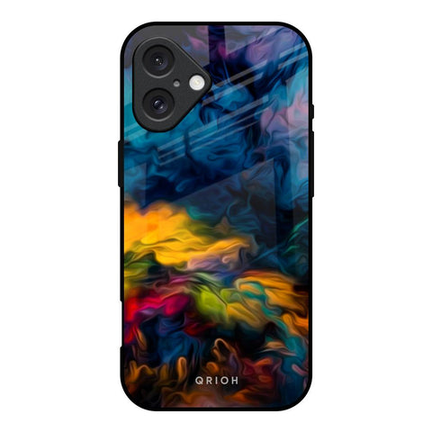 Multicolor Oil Painting Glossy Case for iPhone 16