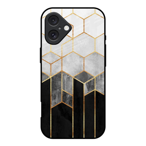 Tricolor Pattern Glossy Case for iPhone 16