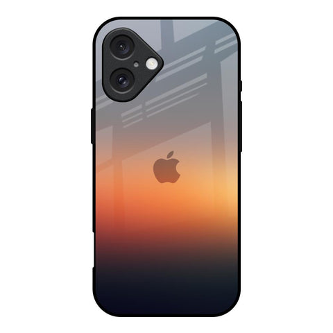 Aesthetic Orange Glossy Case for iPhone 16