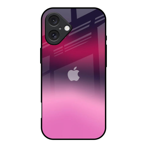 Pink Burn Gradient Glossy Case for iPhone 16