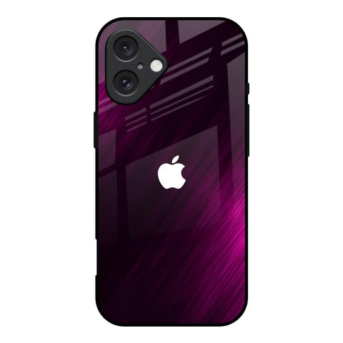 Pink Hairline Glossy Case for iPhone 16