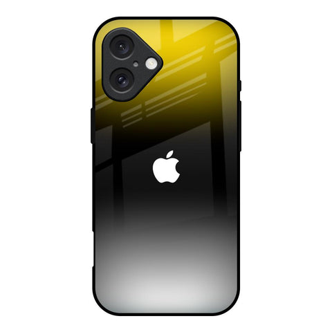 Yellow Shadow Glossy Case for iPhone 16