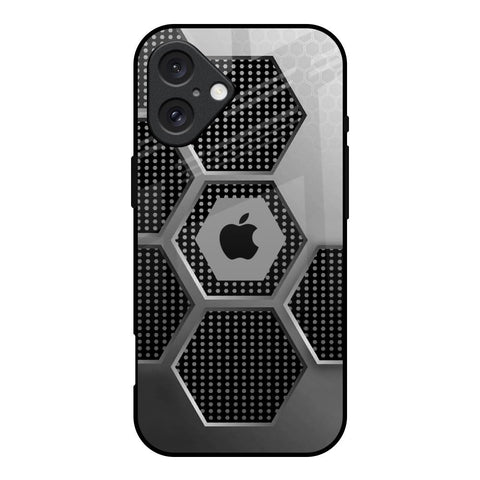 Hexagon Style Glossy Case For iPhone 16