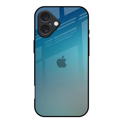 Sea Theme Gradient Glossy Case for iPhone 16