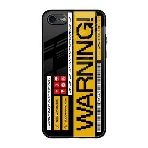 Aircraft Warning Glossy Case for iPhone 7