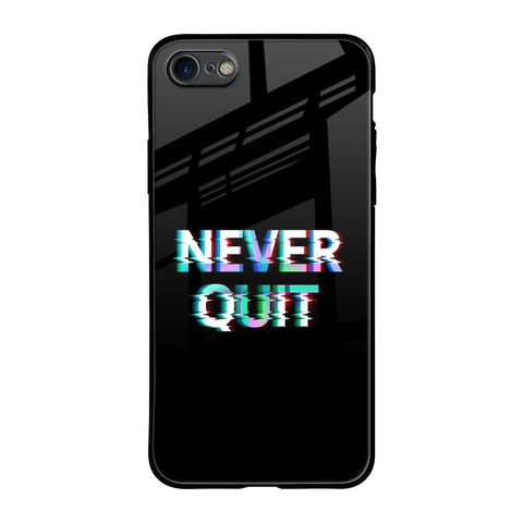 Never Quit Glossy Case For iPhone 7
