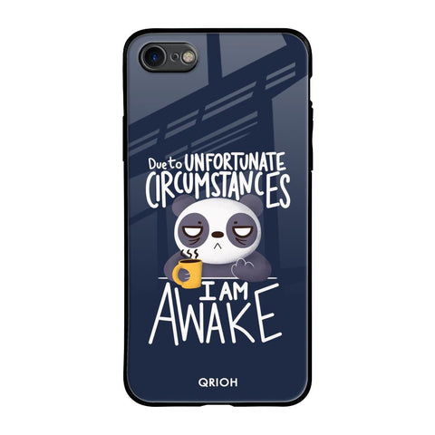 Struggling Panda Glossy Case for iPhone 7