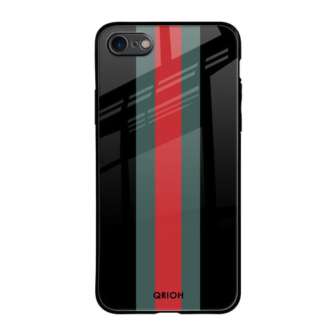 Vertical Stripes Glossy Case for iPhone 7