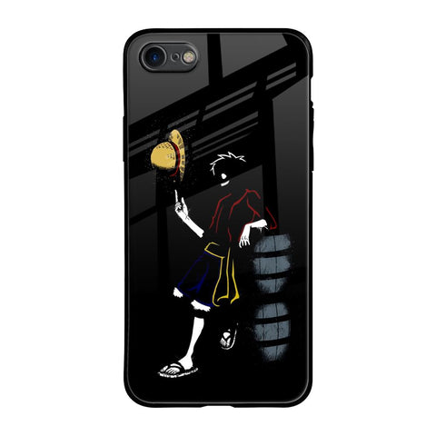 Luffy Line Art Glossy Case for iPhone 7