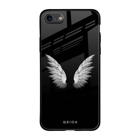 White Angel Wings Glossy Case for iPhone 7