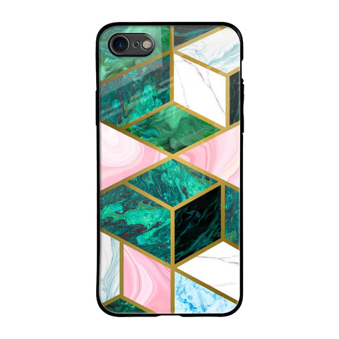 Seamless Green Marble Glossy Case for iPhone 7