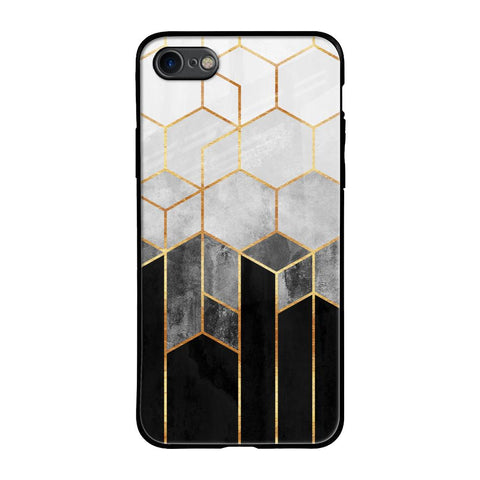 Tricolor Pattern Glossy Case for iPhone 7