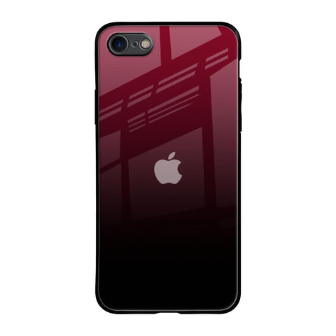 Wine Red Glossy Case For iPhone 7