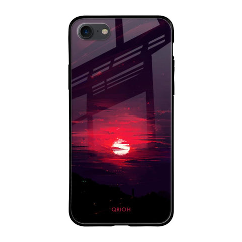 Morning Red Sky Glossy Case For iPhone 7