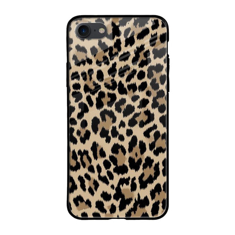 Leopard Seamless Glossy Case For iPhone 7