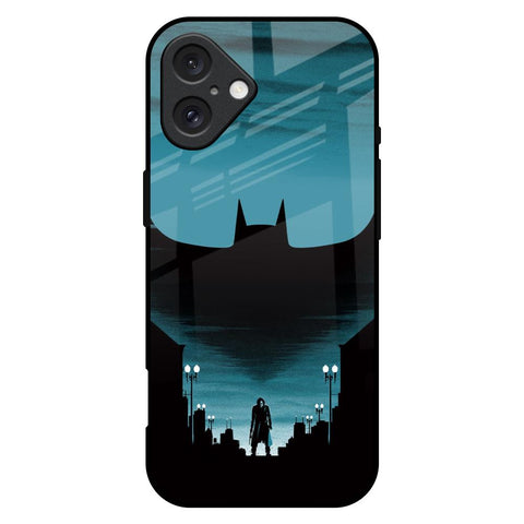 Cyan Bat Glossy Case for iPhone 16 Plus