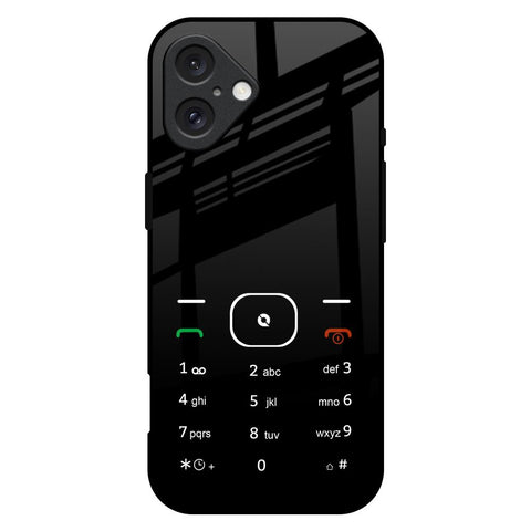 Classic Keypad Pattern Glossy Case for iPhone 16 Plus