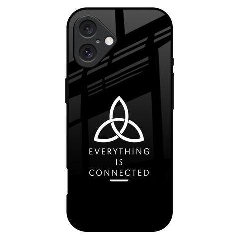 Everything Is Connected Glossy Case for iPhone 16 Plus