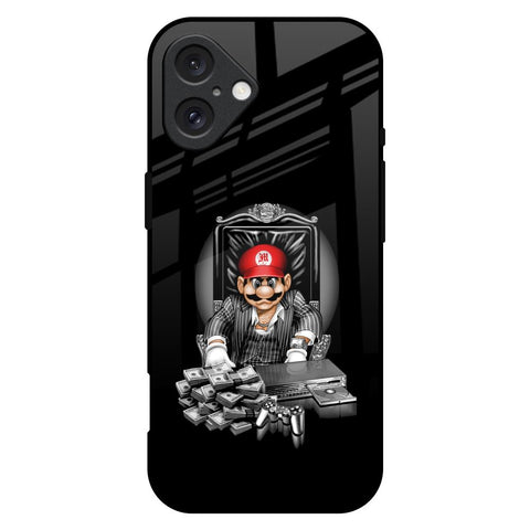 Dark Secret Glossy Case for iPhone 16 Plus