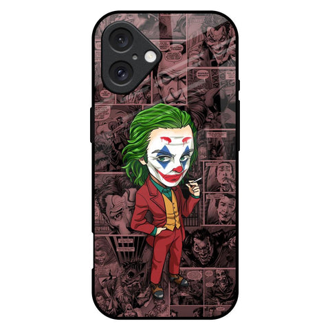 Joker Cartoon Glossy Case for iPhone 16 Plus