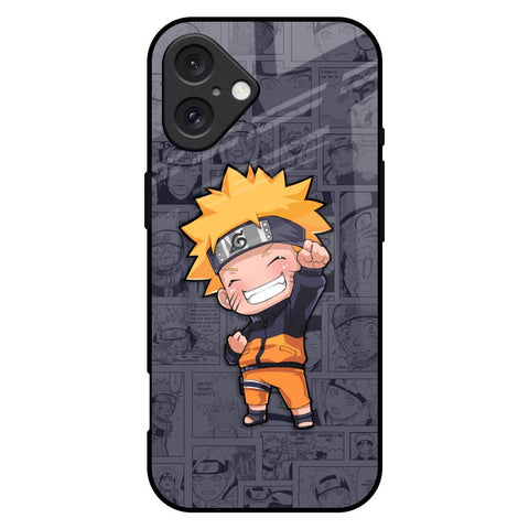 Orange Chubby Glossy Case for iPhone 16 Plus