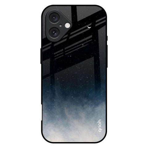 Black Aura Glossy Case for iPhone 16 Plus