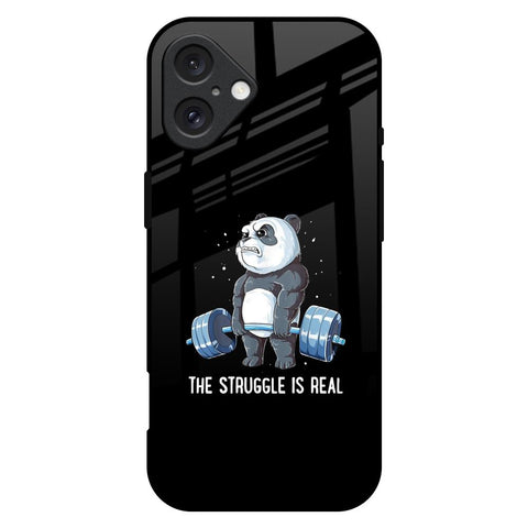 Real Struggle Glossy Case for iPhone 16 Plus