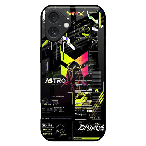 Astro Glitch Glossy Case for iPhone 16 Plus