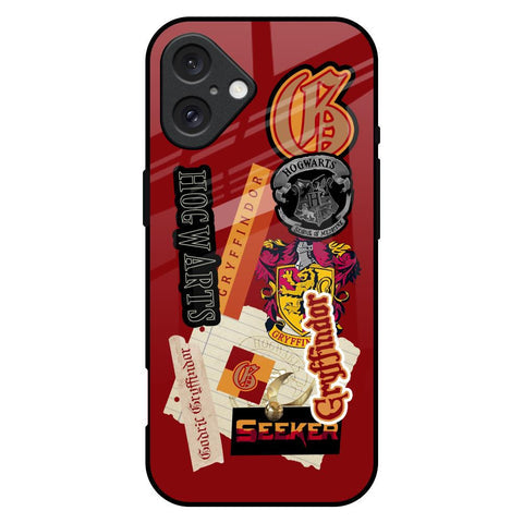 Gryffindor Glossy Case for iPhone 16 Plus