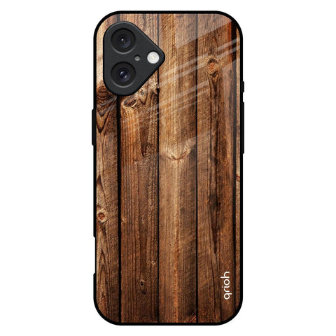 Timber Printed Glossy Case for iPhone 16 Plus