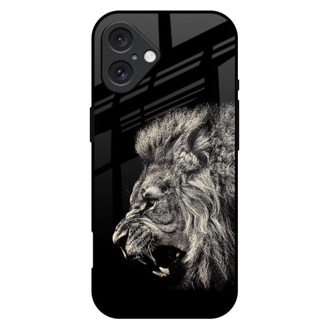 Brave Lion Glossy Case for iPhone 16 Plus