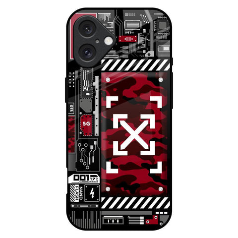 Technology Art Glossy Case for iPhone 16 Plus