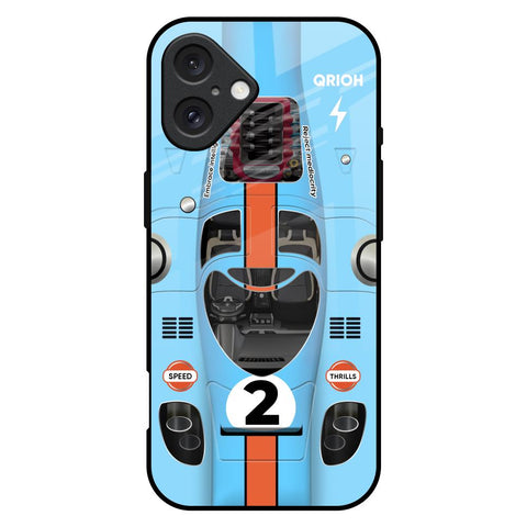 Race Laboratory Glossy Case for iPhone 16 Plus