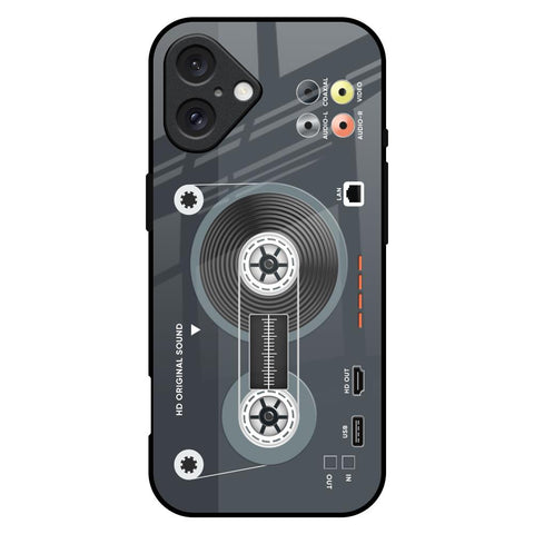 Retro Recorder Glossy Case for iPhone 16 Plus