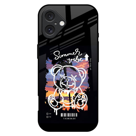 Summer Vibe Glossy Case for iPhone 16 Plus