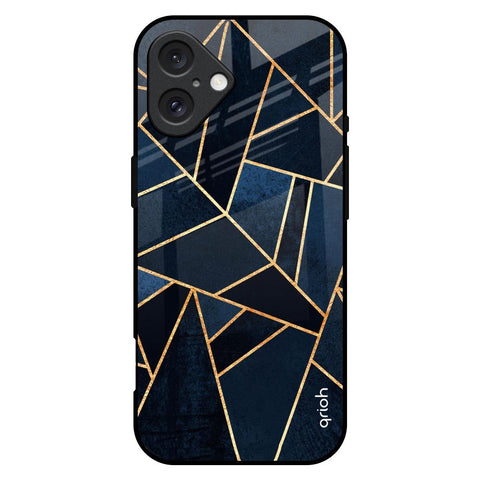 Abstract Tiles Glossy Case for iPhone 16 Plus