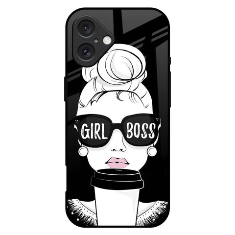Girl Boss Glossy Case For iPhone 16 Plus