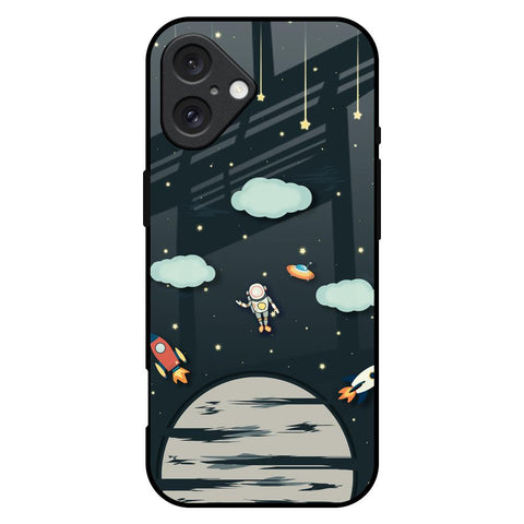 Astronaut Dream Glossy Case For iPhone 16 Plus