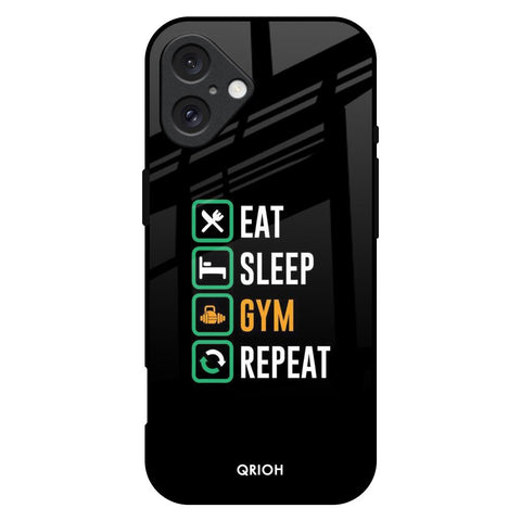 Daily Routine Glossy Case for iPhone 16 Plus