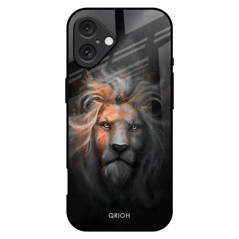 Devil Lion Glossy Case for iPhone 16 Plus