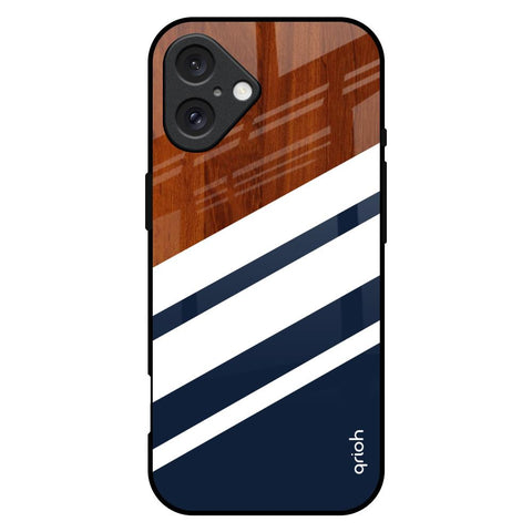 Bold Stripes Glossy Case for iPhone 16 Plus