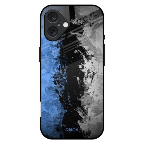 Dark Grunge Glossy Case for iPhone 16 Plus