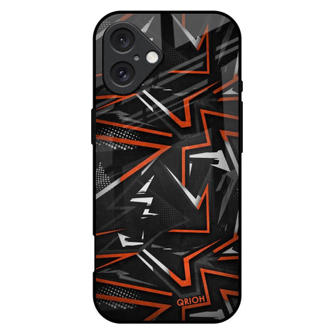 Vector Art Glossy Case for iPhone 16 Plus