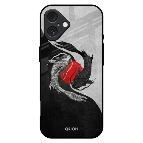 Japanese Art Glossy Case for iPhone 16 Plus