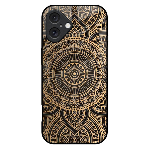 Luxury Mandala Glossy Case for iPhone 16 Plus