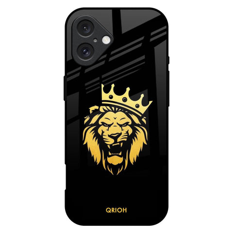 Lion The King Glossy Case for iPhone 16 Plus