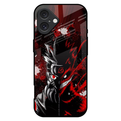 Dark Character Glossy Case for iPhone 16 Plus