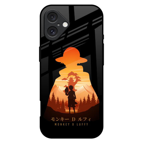 Luffy One Piece Glossy Case for iPhone 16 Plus