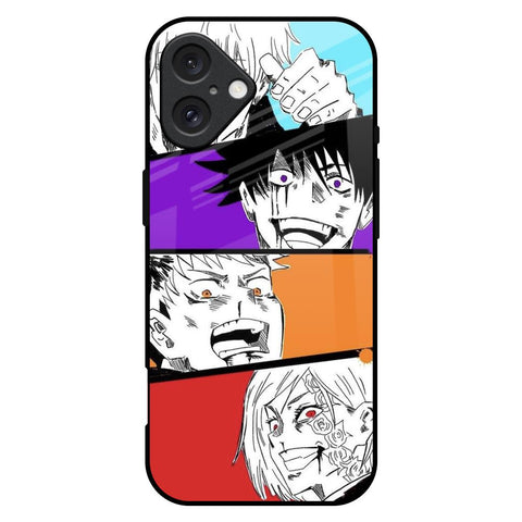 Anime Sketch Glossy Case for iPhone 16 Plus